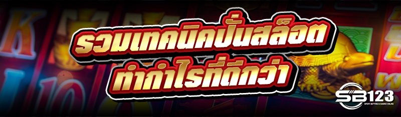 รวม เทคนิคปั่นสล็อต ทำกำไรที่ดีกว่า