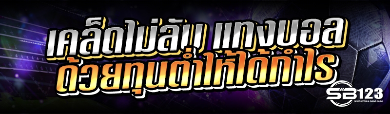 เคล็ดไม่ลับ แทงบอลด้วยทุนต่ำให้ได้กำไร